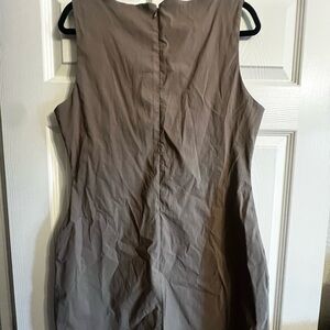 Boohoo Taupe Sleeveless Dress
